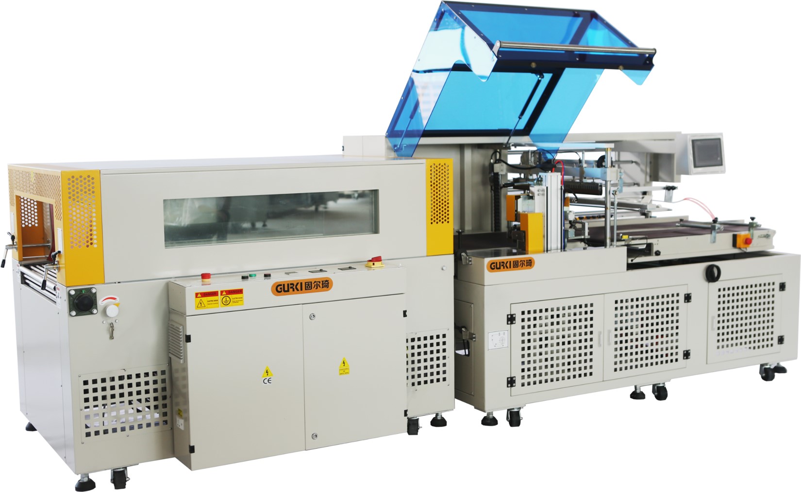 全自動(dòng)邊封收縮包裝機(jī)GPL-5575C+GPS-5030LW